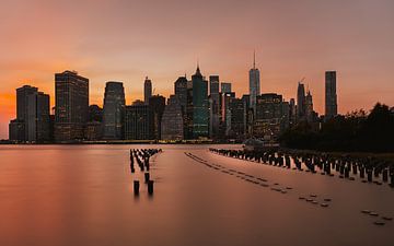 Sonnenuntergang in New York City von Maikel Claassen Fotografie