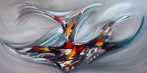 Abstract life by Gena Theheartofart