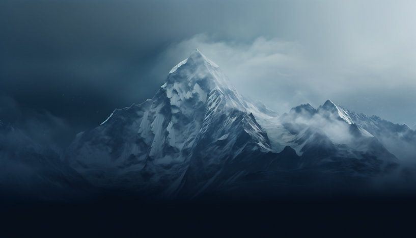 Wintermagie van fernlichtsicht