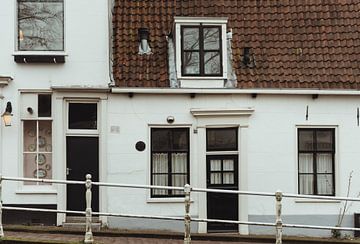 Hollands Huis in kleur | Haarlem | Nederland, Europa van Sanne Dost