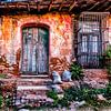 Maison colorée et habitée, Cuba sur Ferdinand Mul