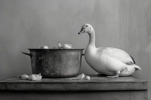 Gans bij de pot