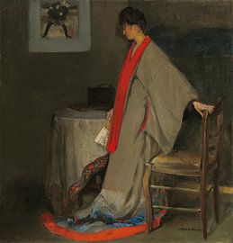 Junge Frau im Kimono, Alfred Henry Maurer - 1901