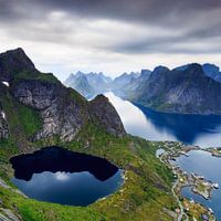 Uitzicht over Reine, Lofoten