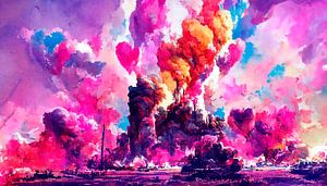 Eine Farbexplosion der Liebe und Leidenschaft. Teil 1
