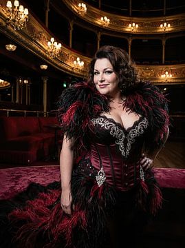 Die Bühne kennt ihren Namen von Klaus Tesching - Art-AI