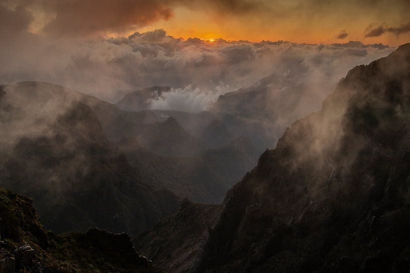 Pico do Areeiro, Madeira by Nynke Altenburg