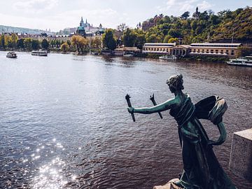 Prague - Vltava River / Cechuv Most van Alexander Voss