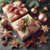 Cadeaus en kerstversiering