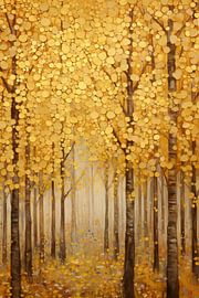 Golden Forest in Autumn by Whale & Sons