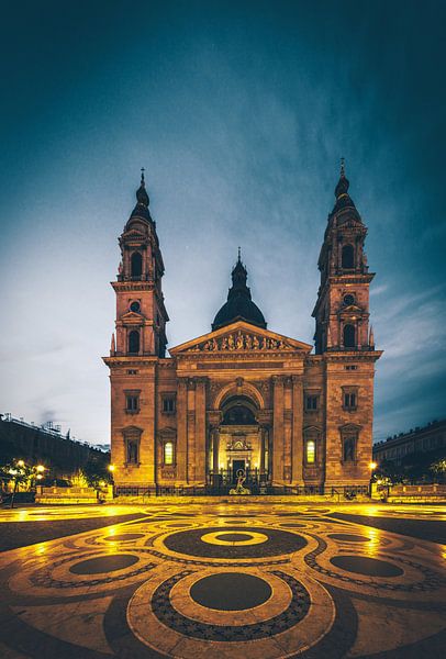 St. Stephen's Basilica Budapest. Eine Kirche in Ungarn am Morgen in der Hauptstadt von Fotos by Jan Wehnert