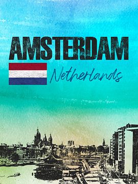 Amsterdam by Printed Artings
