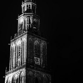 Martini-Turm bei Nacht von Alwin van Wijngaarden