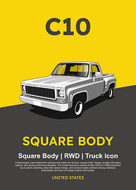 Chevrolet C10 « Square Body » 3e génération