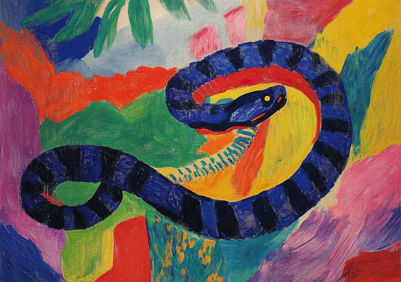 The wisdom of the tongue: the snake as a teacher of nature by Niklas Maximilian