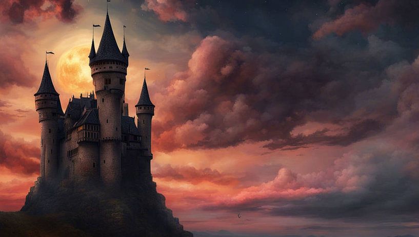 Château de nuit par Günther Heilemann