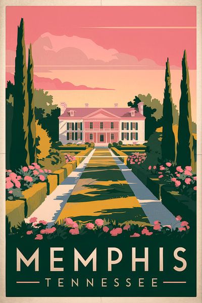 Memphis, Tennessee von Poster Art Shop