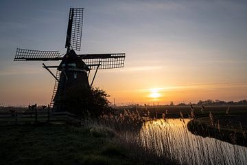 Windmühle in Oudesluis von Manuuu