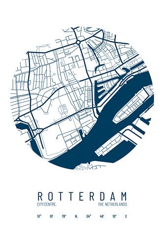 Stadskaart Rotterdam IV