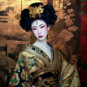 Geisha par Klimt 3