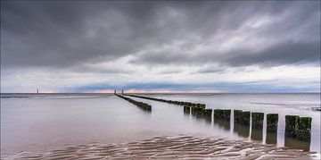 Brise-lames de la plage de Nieuw-Haamstede 2.