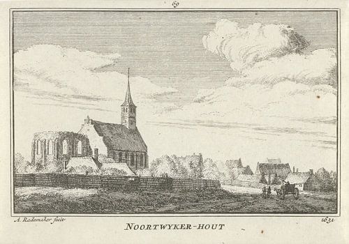 Abraham Rademaker, Gezicht op Noordwijkerhout, 1631