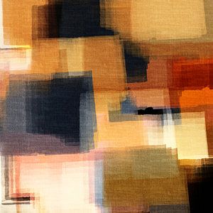 Abstracte kunst in neonkleuren.
