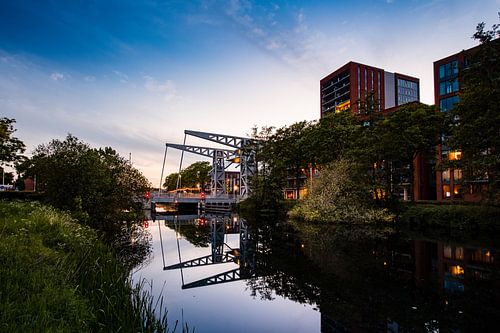 Zonsondergang Piushaven Tilburg