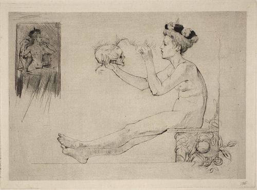 Coquetterie, Armand Rassenfosse, 1895