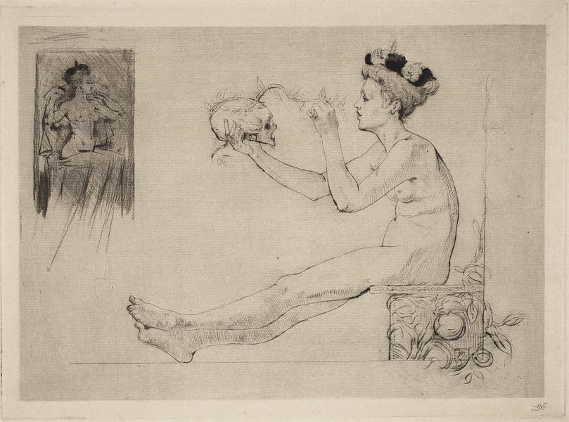 Coquetterie, Armand Rassenfosse, 1895 by Atelier Liesjes