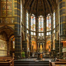 Basiliek van de Heilige Nicolaas, Amsterdam, Netherlands van Martin Stevens
