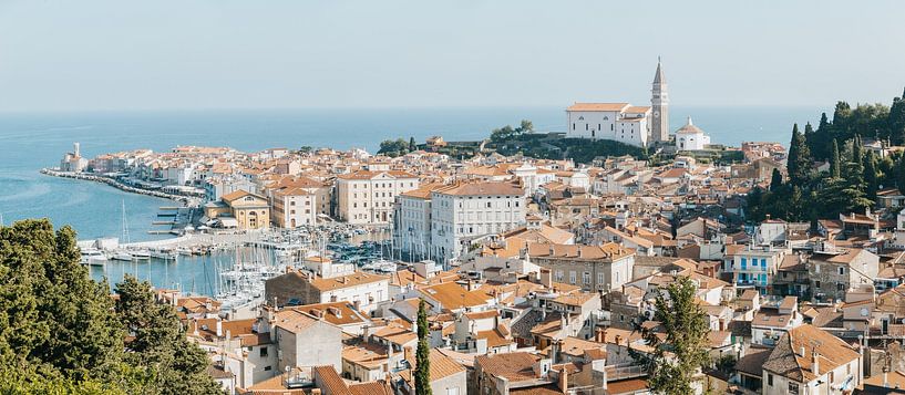 Piran by the sea by Joep van de Zandt