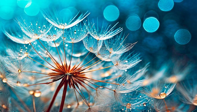 Dandelion in macro by Mustafa Kurnaz
