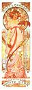 Schilderij Dranken - Champagne - Art Nouveau Schilderij Mucha Jugendstil van Alphonse Mucha thumbnail