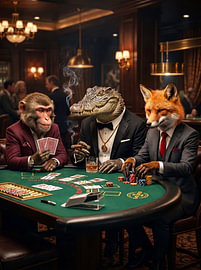 Blackjack-Abend im Casino des Fauves