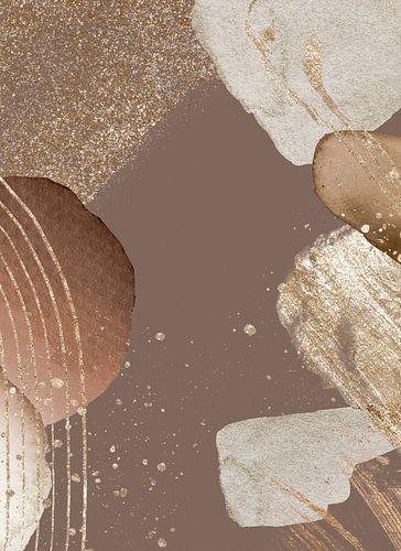 Abstract Chique Gold (Gezien op tv bij de Grote Huisverbouwing 2024)