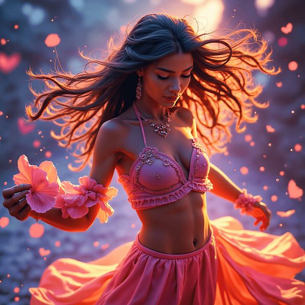 Die tanzende Frau von The Photo Artist