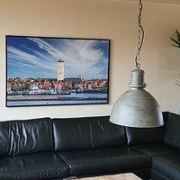 Klantfoto: Aankomst West-Terschelling van Rietje Bulthuis, op canvas