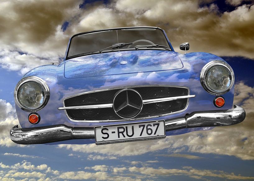 Mercedes-Benz 190 SL Flying Art Car von aRi F. Huber
