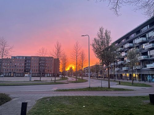Sonnenuntergang in Hoogeveen