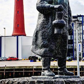 IJmuider Vissersmonument Pays-Bas sur Hendrik-Jan Kornelis