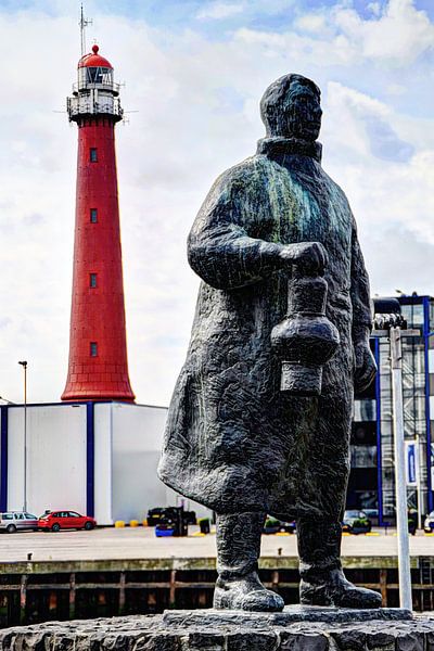 IJmuider Vissersmonument Nederland van Hendrik-Jan Kornelis