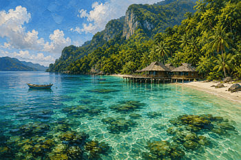 Ora-Strand, Molukken