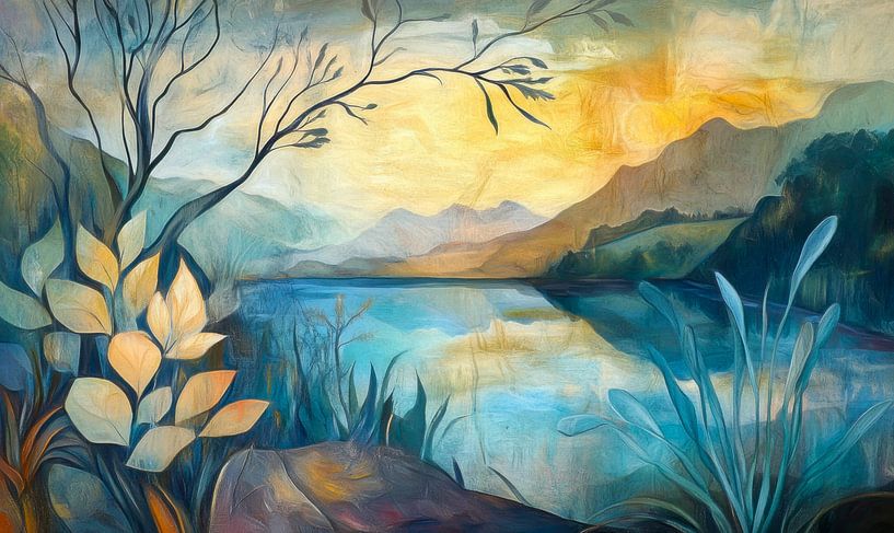 The lake by Jutta Maria Pusl