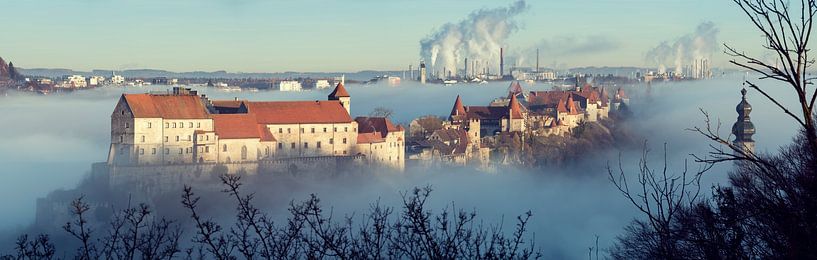 Burghausen an der Salzach von altmodern