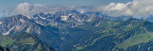 Bergpanorama vom Nebelhorn