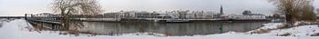 Winterpanorama IJsselkade Zutphen