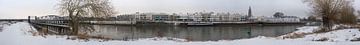 Panorama hivernal IJsselkade Zutphen sur Marc Leeflang