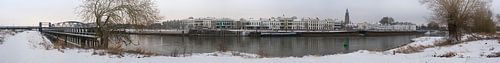 Winterpanorama IJsselkade Zutphen