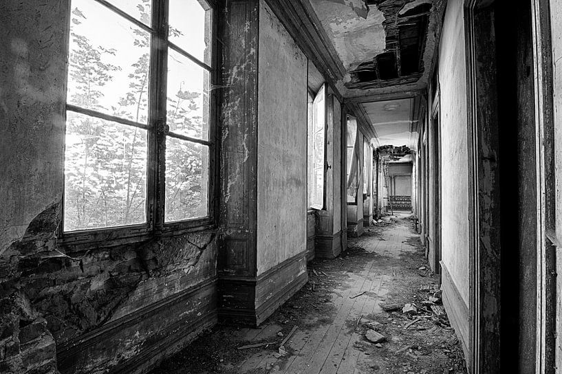 Chateau Secession gangpad (zwart-wit) von Rens Bok